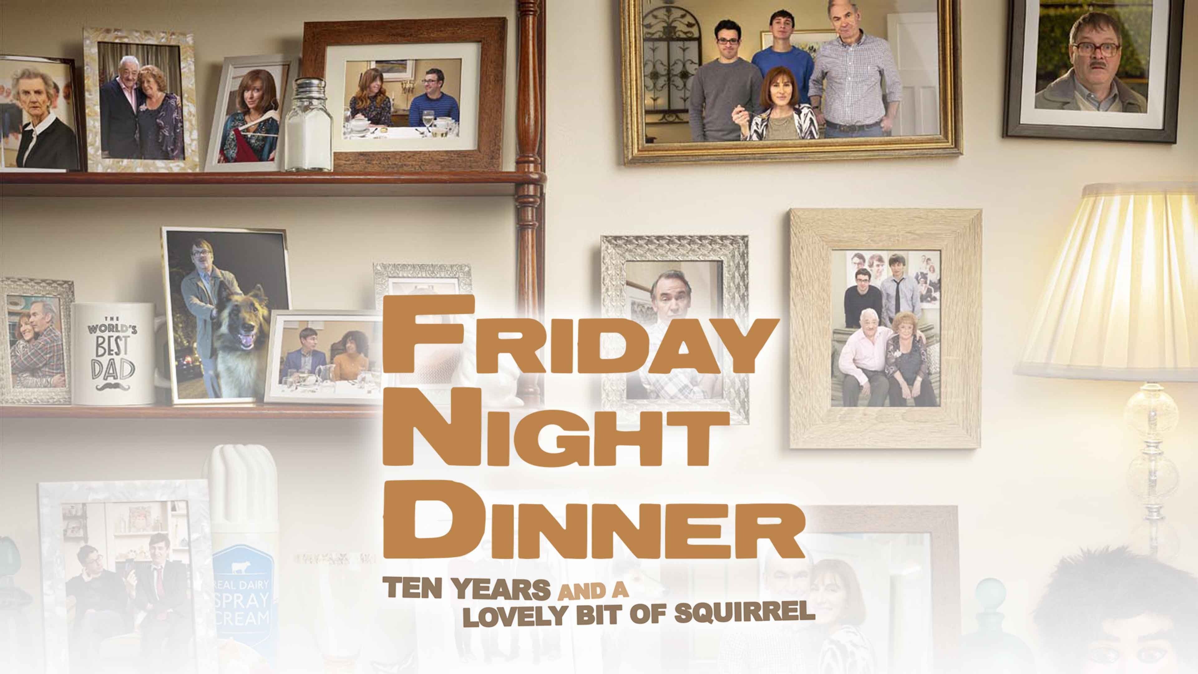Watch Friday Night Dinner 10 Years and a Lovely Bit of Squirrel live or ondemand Freeview